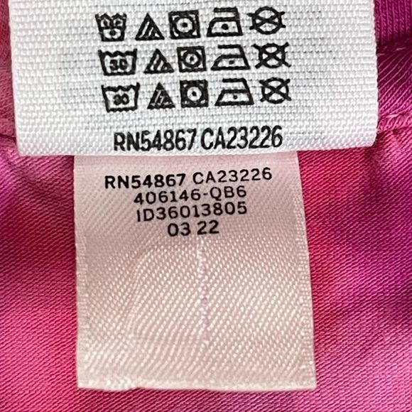 PINK Victoria's Secret NWT T-Shirt Dress Pink Tie Dye Size XL Ruched Sides - Picture 12 of 12